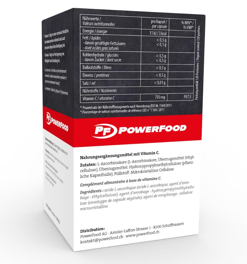 Powerfood One Vitamin C Retard - Neutral, 120 Kapseln