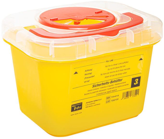 Teqler Kanülensammler - 3 Liter