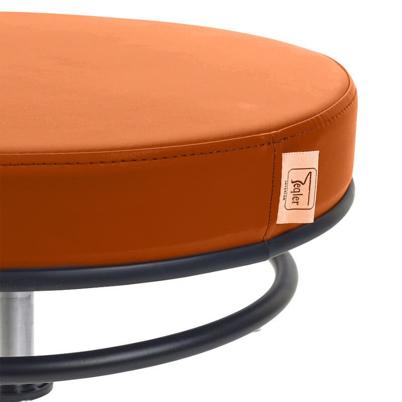 Teqler Rollhocker mit Ringauslöser - orange