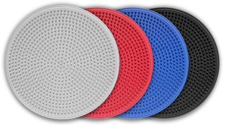 Trendy Bamusta Coxim Balancekissen - mit Noppen, rot