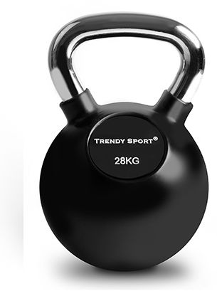 Trendy Kettlebell Black - 28 kg