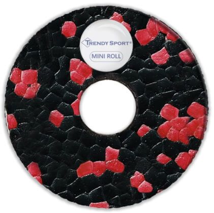 Trendy Lua Mini Faszienrolle - schwarz, rot