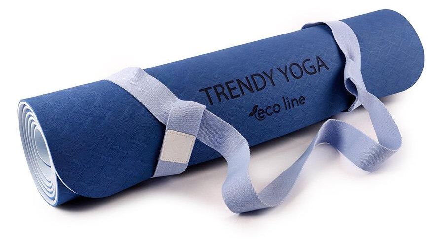 Trendy Yogamatte Tragegurt Eco - blau