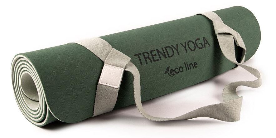 Trendy Yogamatte Tragegurt Eco - grün