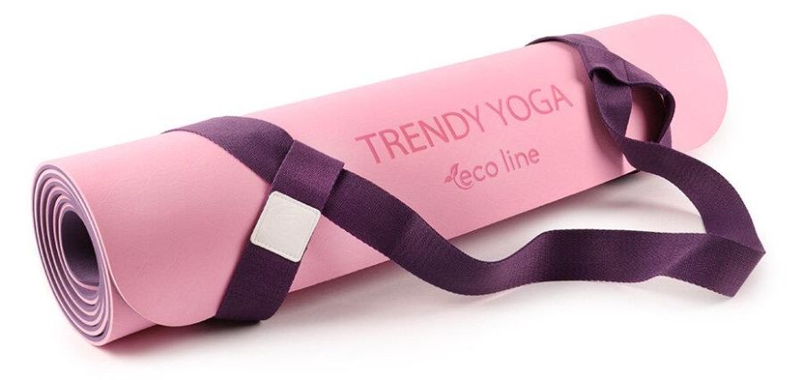 Trendy Yogamatte Tragegurt Eco - lila